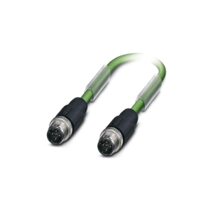 Кабел с конектор M12, 4pin D-Coded, Male (Both Sides) 2m Shiedled PVC Cable